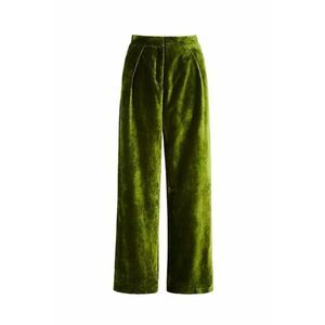 THE FOLD Pants Trousers Almeida Velvet Olive Green size 10